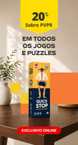 20% sobre PVP Recomedado em todos os jogos e puzzles. Exclusivo online.