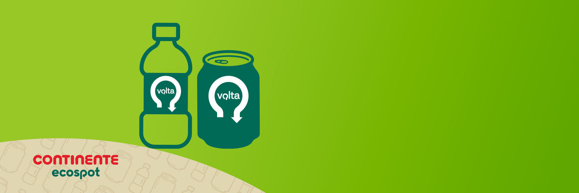 Latas e Garrafas? Vai na volta &eacute; no Ecospot