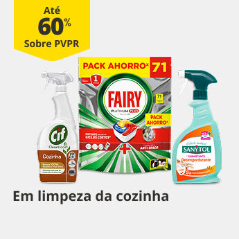 At&eacute; 60% em Limpeza da Cozinha