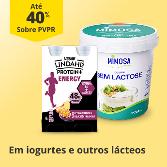 At&eacute; 40% PVPR em Iogurtes e outros l&aacute;cteos