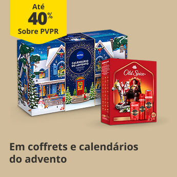 Até 40% PVPR Em Coffrets e Calendários do Advento