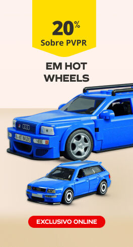 20% PVPR em Hot Wheels