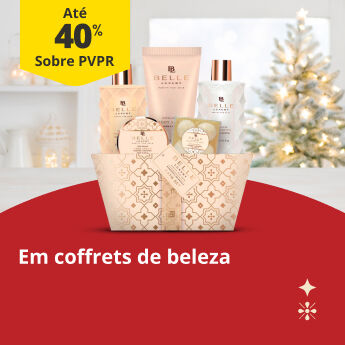 Até 40% PVPR em Coffrets de Beleza