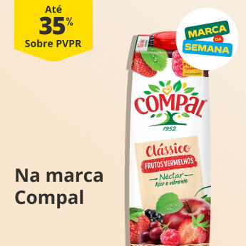 At&eacute; 35% PVPR Na marca da semana Compal