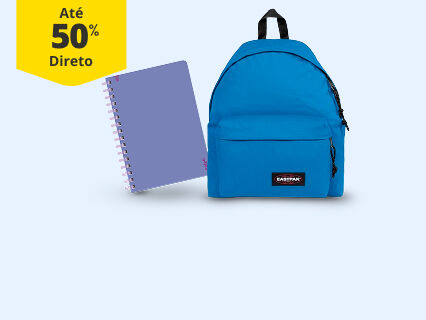 At&eacute; 50% Desconto Direto em papelaria