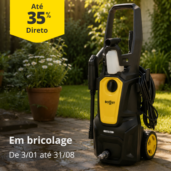 At&eacute; 35% Desconto Direto em bricolage. De 3/01 a 31/08