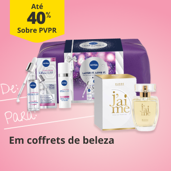 At&eacute; 40% PVPr em Coffrets de Beleza