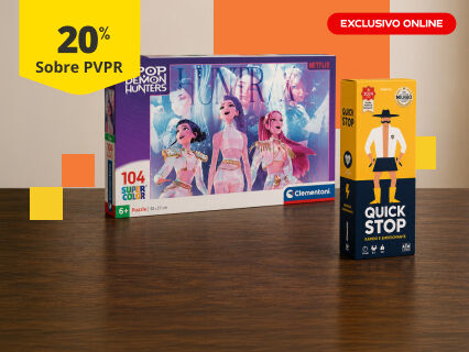 20% PVPR em todos os jogos e puzzles. Exclusivo Online