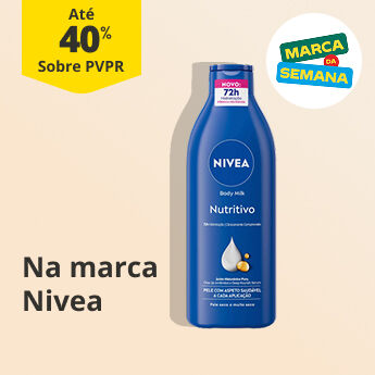 At&eacute; 40% PVPR Na marca da semana Nivea