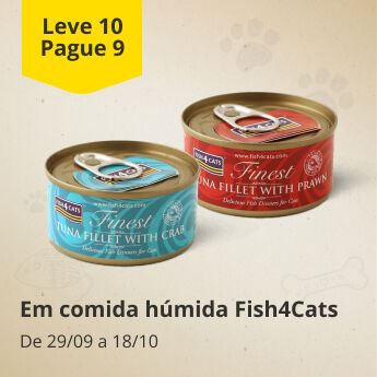 L10P9 em comida h&uacute;mida Fish4Cats