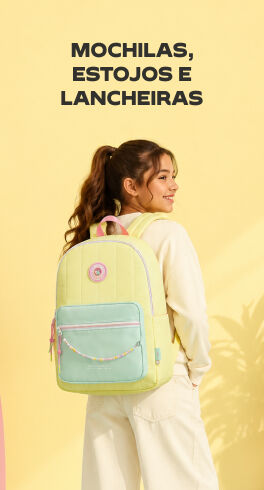Mochilas, estojos e lancheiras