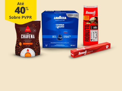 Até 40% PVPR em Café