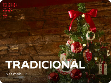 Linha decoração de Natal Tradicional