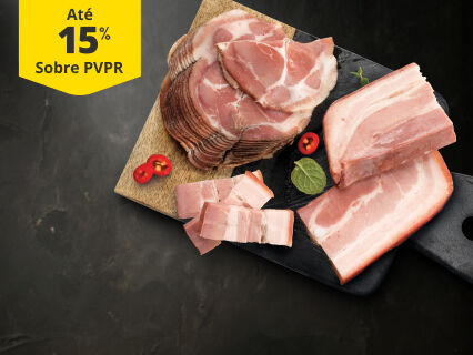 At&eacute; 15% PVPR em Bacon e Fumados