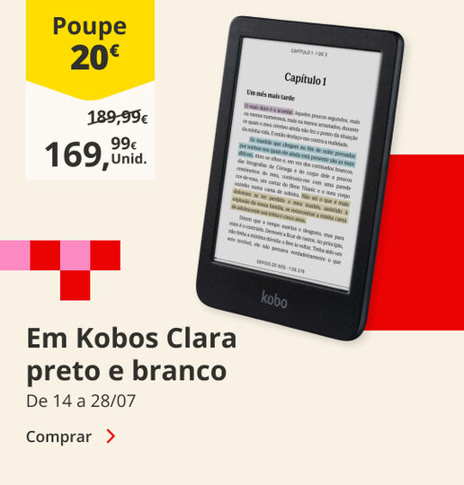 Mais que 10% no Kobo Clara Black & Clara White