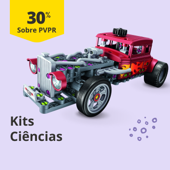 30% Pvpr em Kits ci&ecirc;ncias