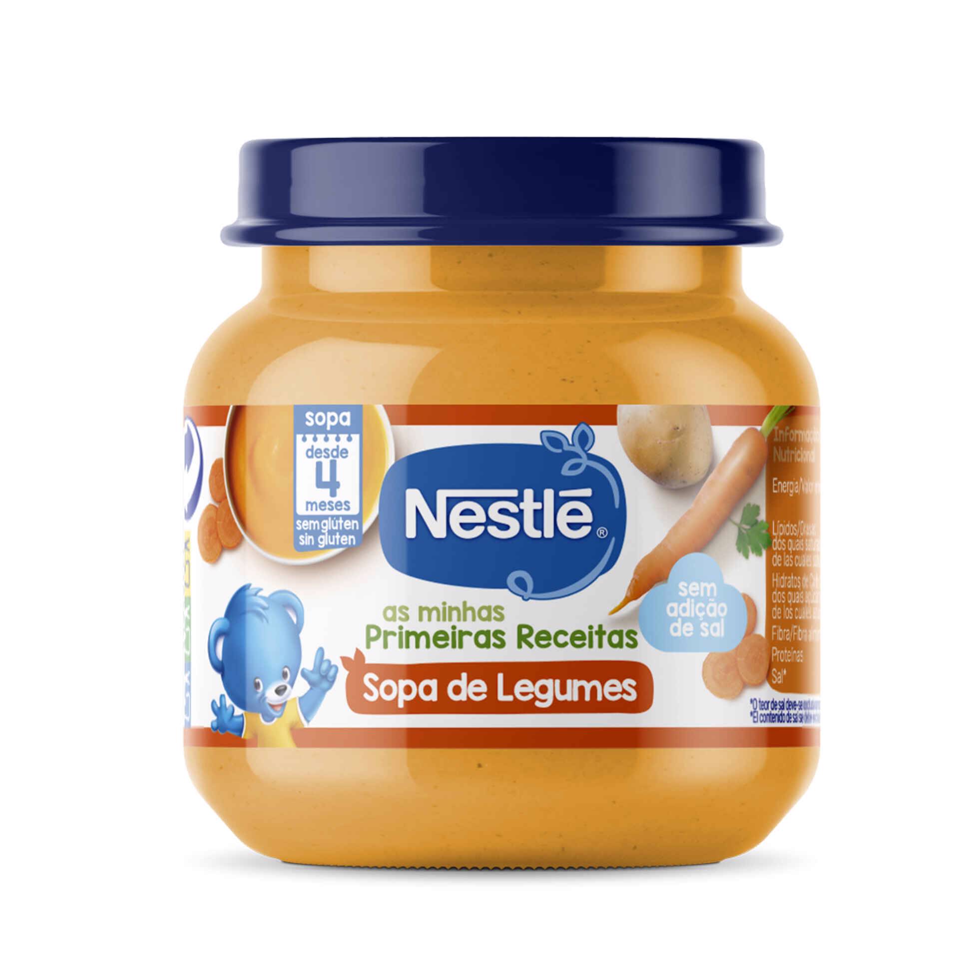 Sopa de Legumes para Bebé sem Glúten +4 Meses - Nestlé | Continente Online