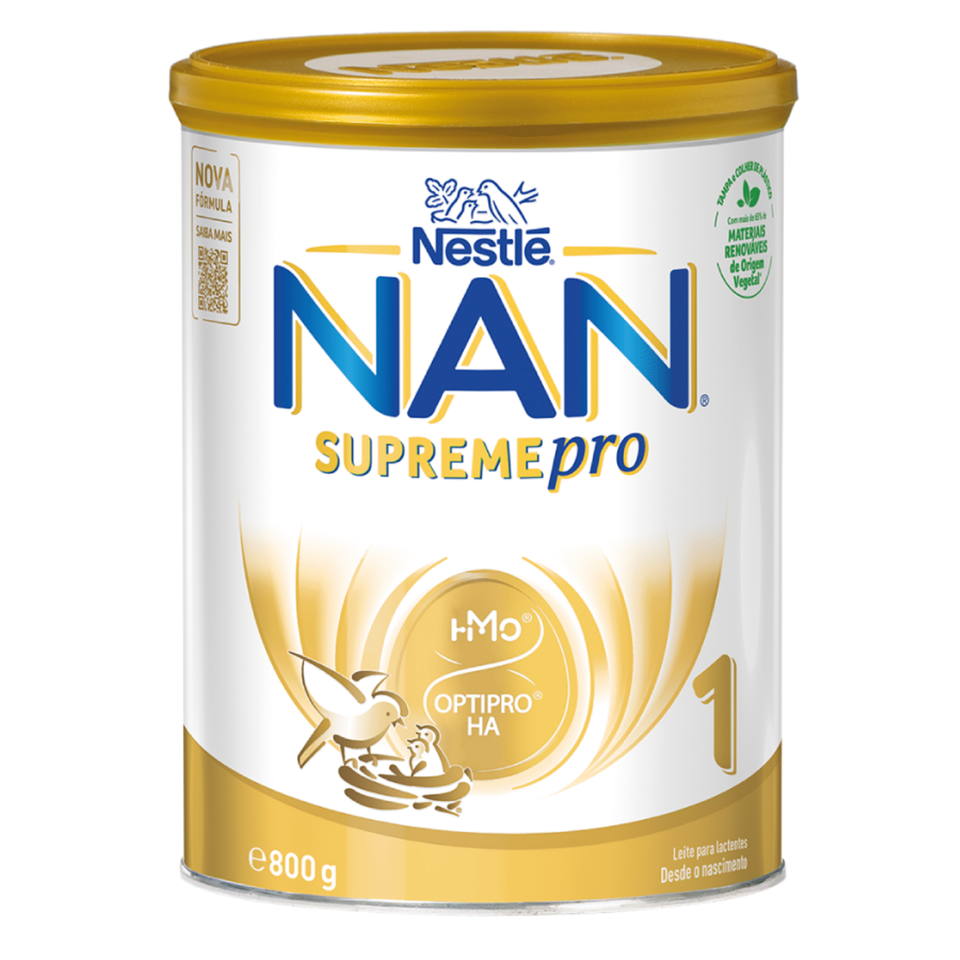 Fórmula Infantil NAN 2 Supreme Pro, 2 pzas. 800 gr + 400 gr.