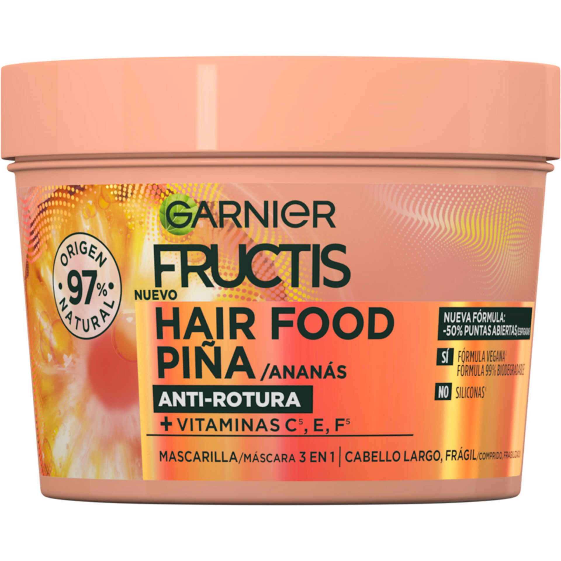 Máscara Cabelo Fructis Hair Food Ananás emb. 400 ml Fructis Garnier