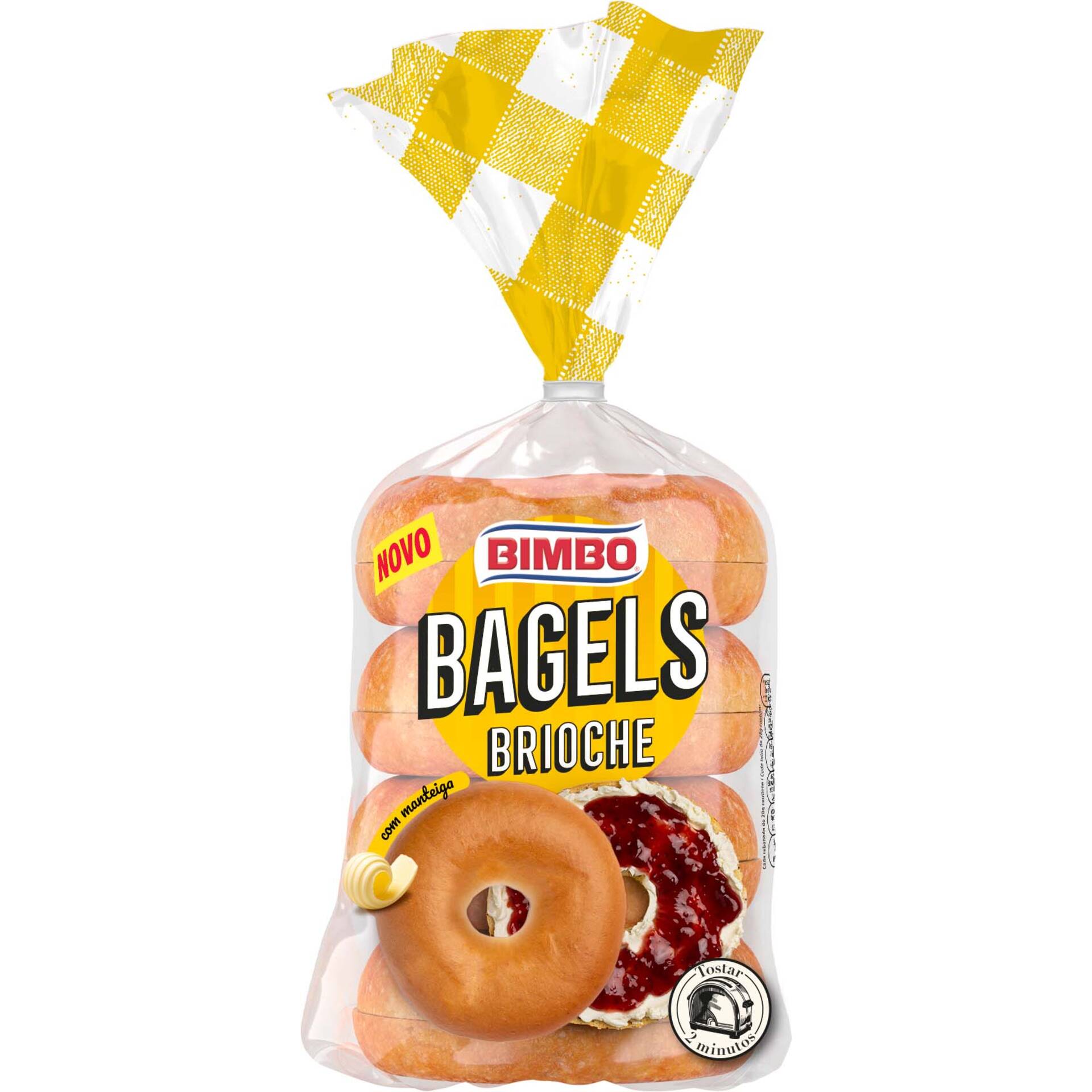 Bagels Brioche emb. 300 gr (4 un) Bimbo Continente Online