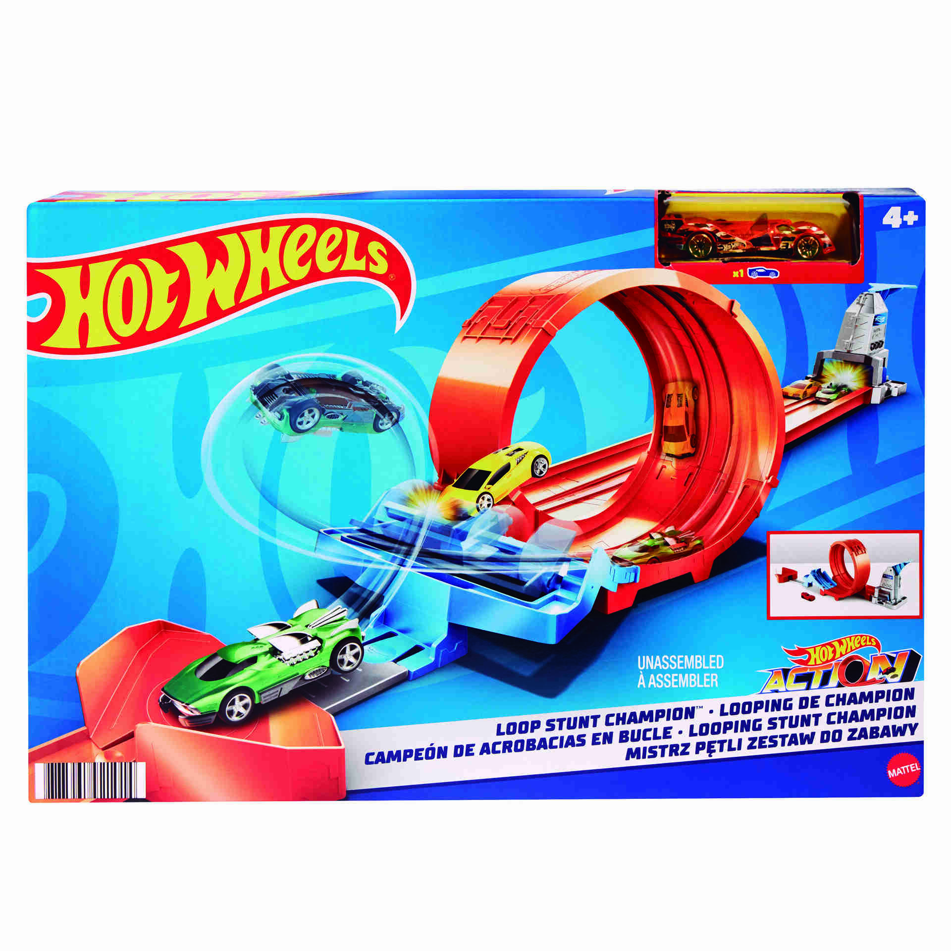 Pista De Looping Hot Wheels Action Desafio Da Altura Mattel