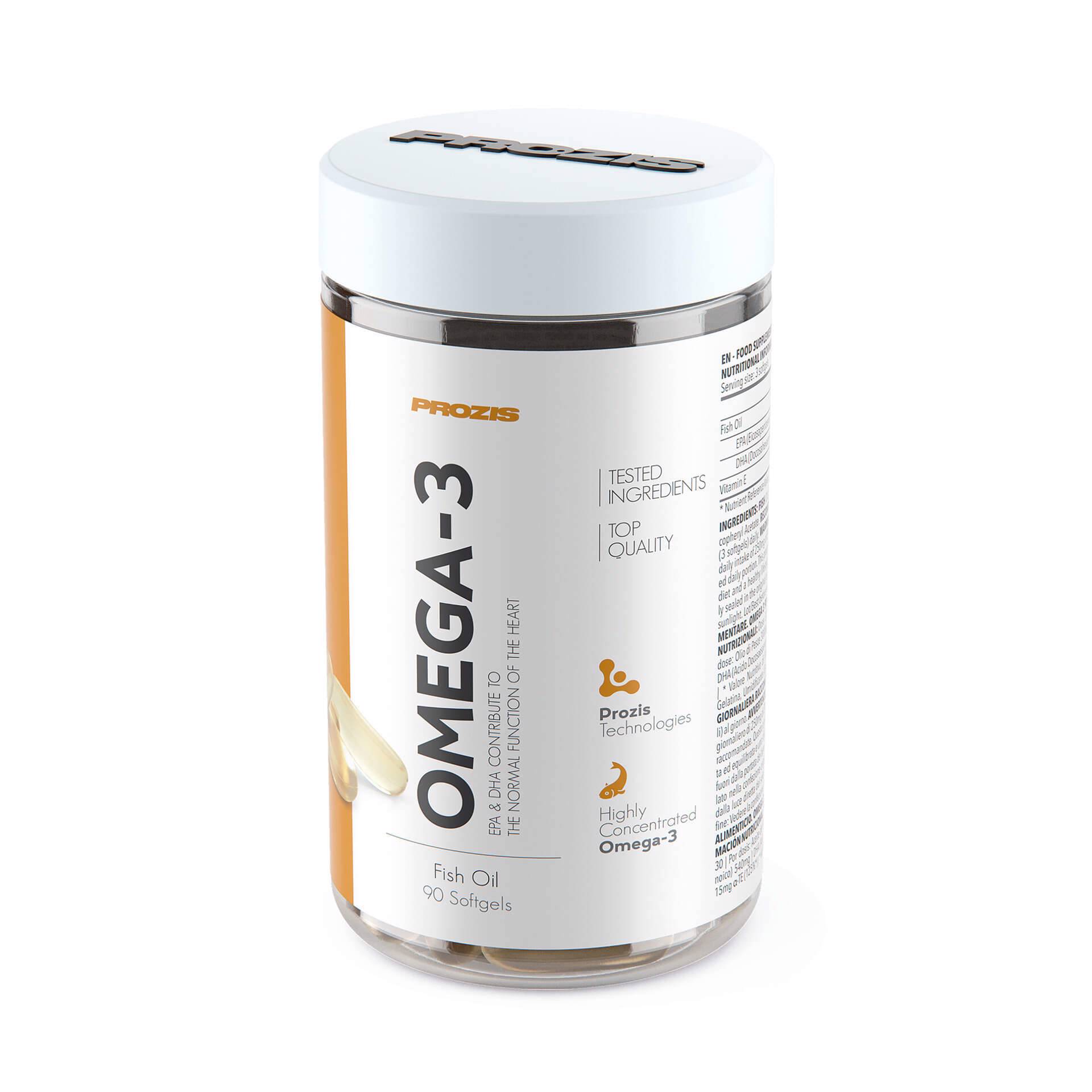 Suplemento Ómega3 emb. 90 un Prozis Continente Online