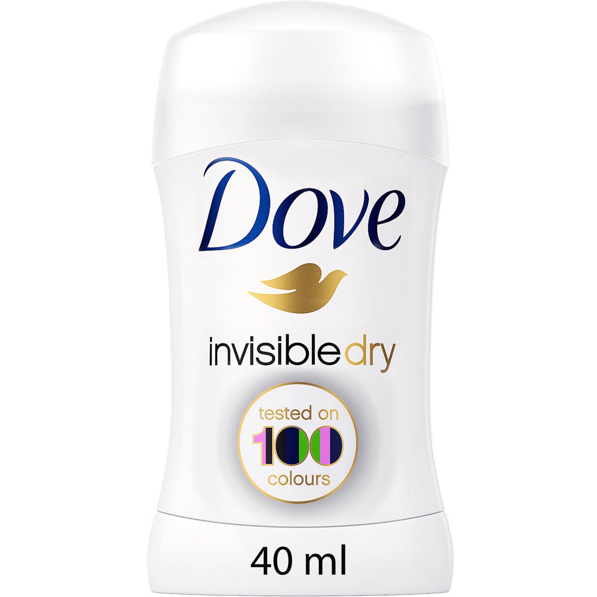 Desodorizante Stick Invisible Dry Dove emb. 40 ml Continente Online
