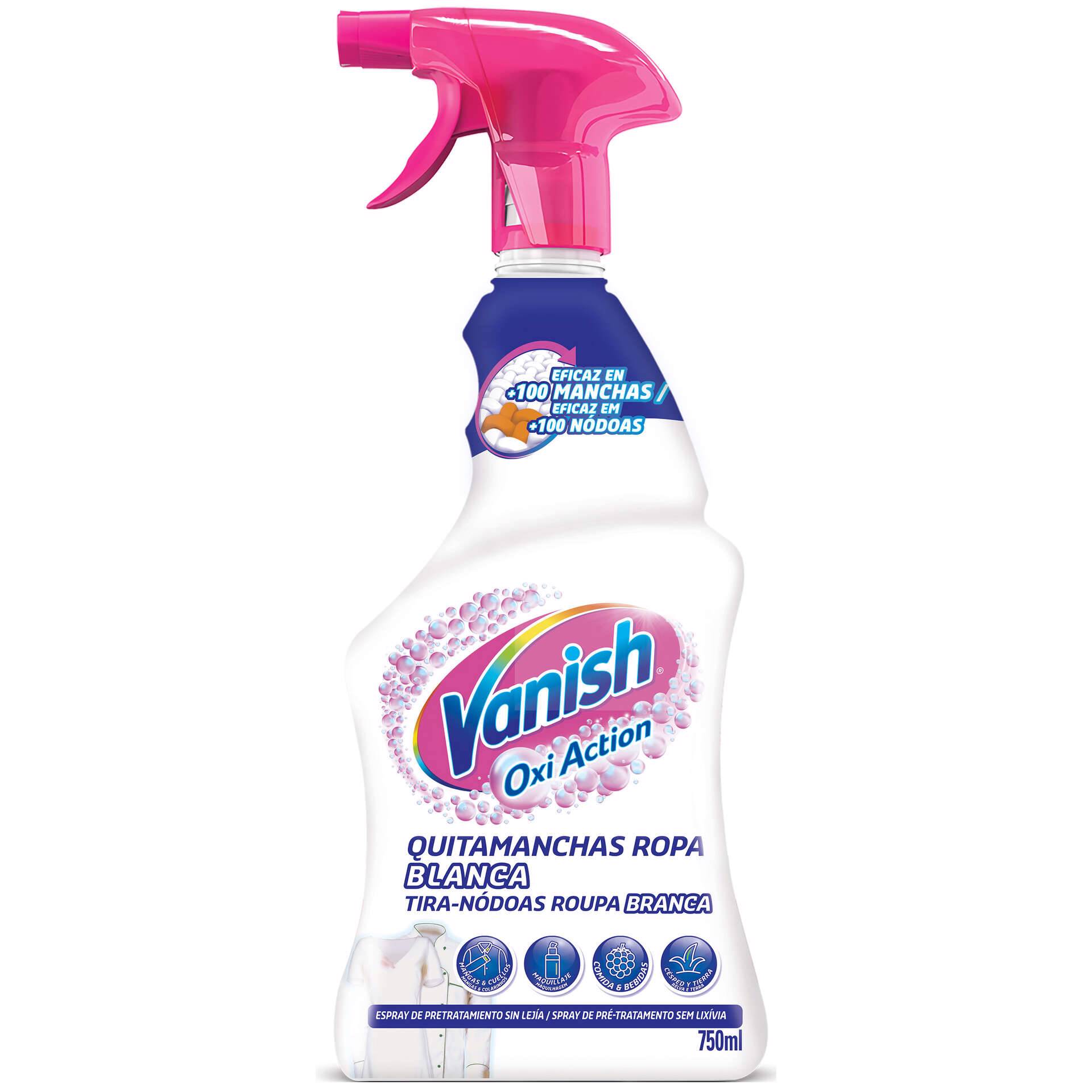 Tira Nódoas Spray Oxi Action Roupa Branca Vanish - emb. 750 ml | Continente  Online
