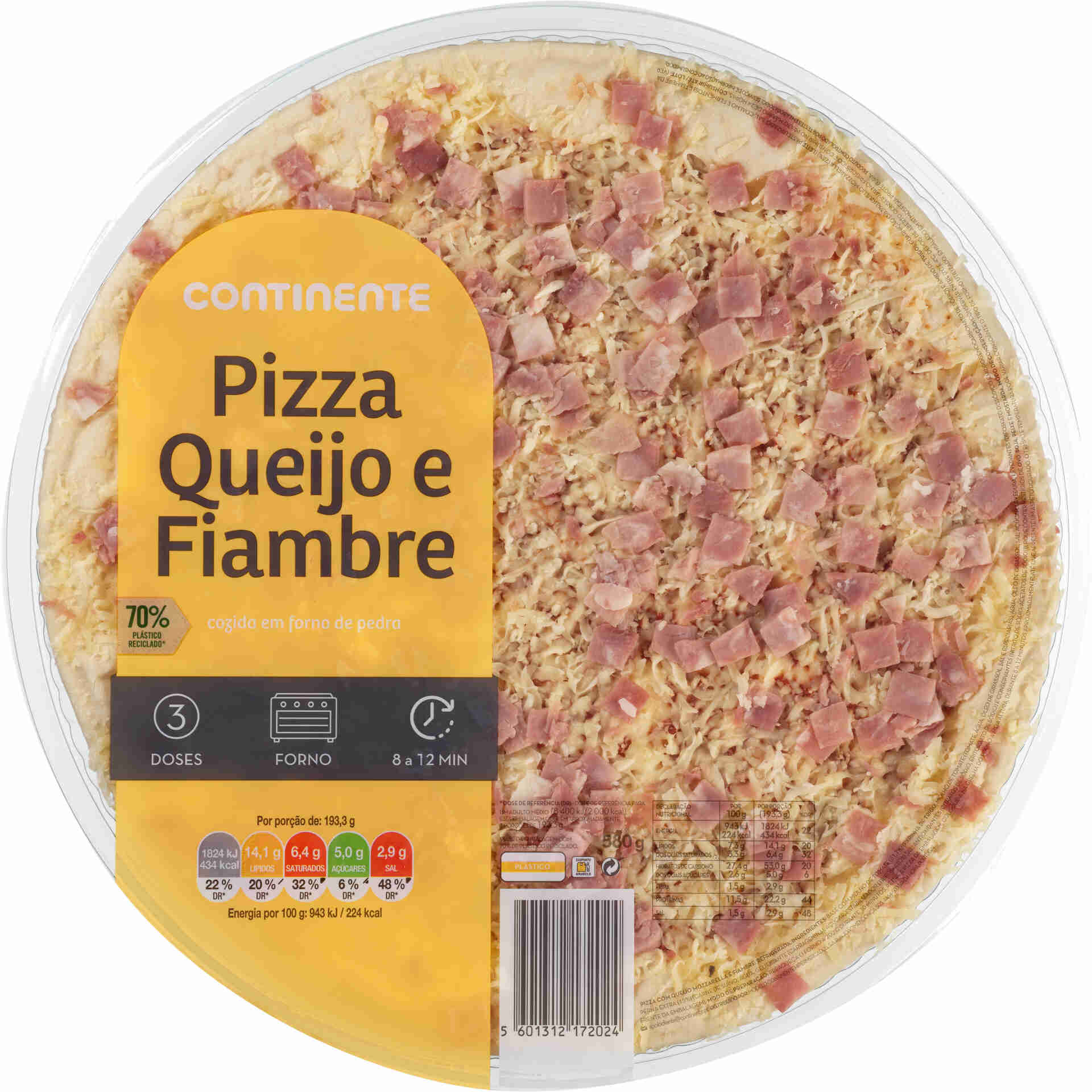 Pizza Fresca Fiambre e Queijo - emb. 360 gr - Campofrio