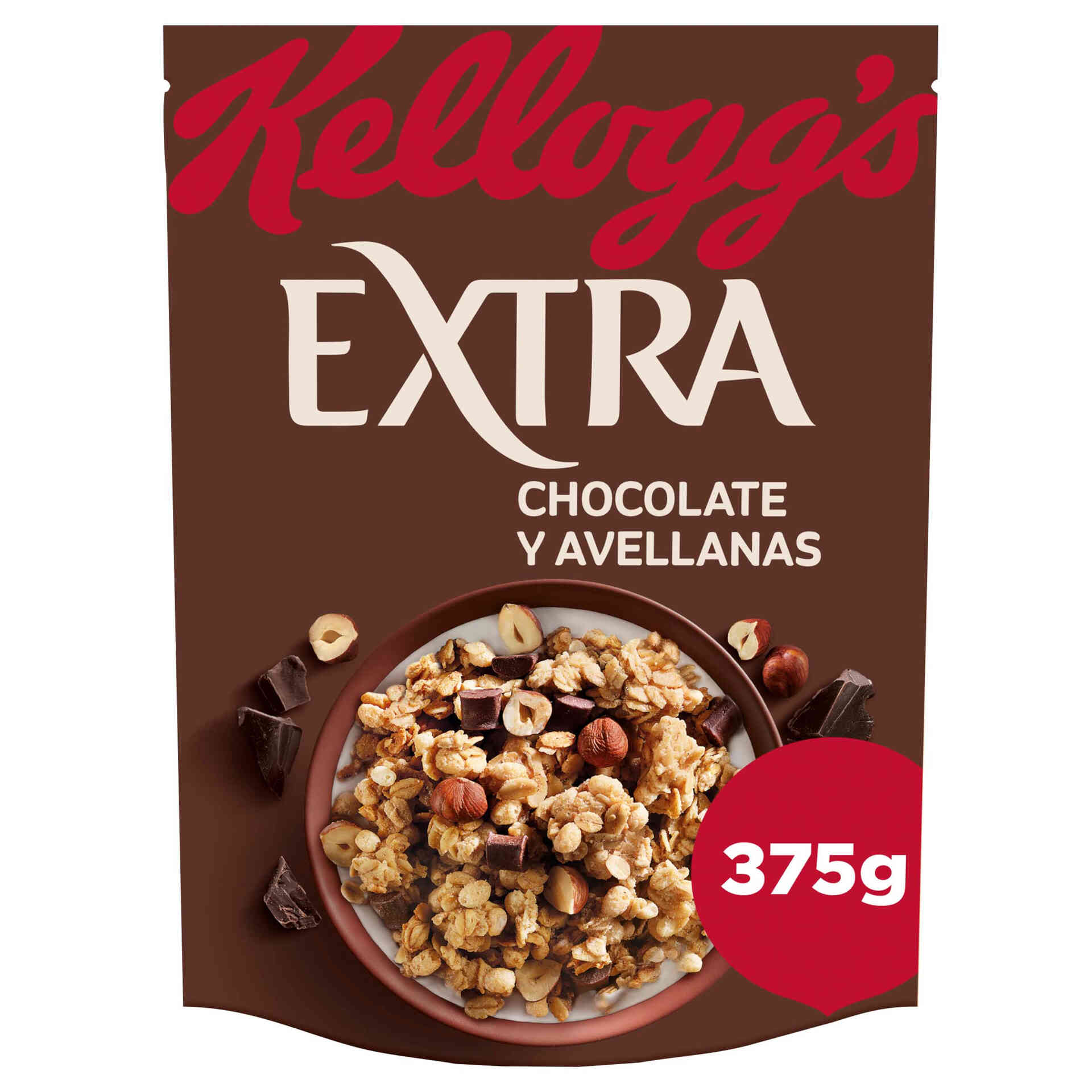 Muesli Chocolate e Avelã Extra emb. 375 gr Kellogg's Continente