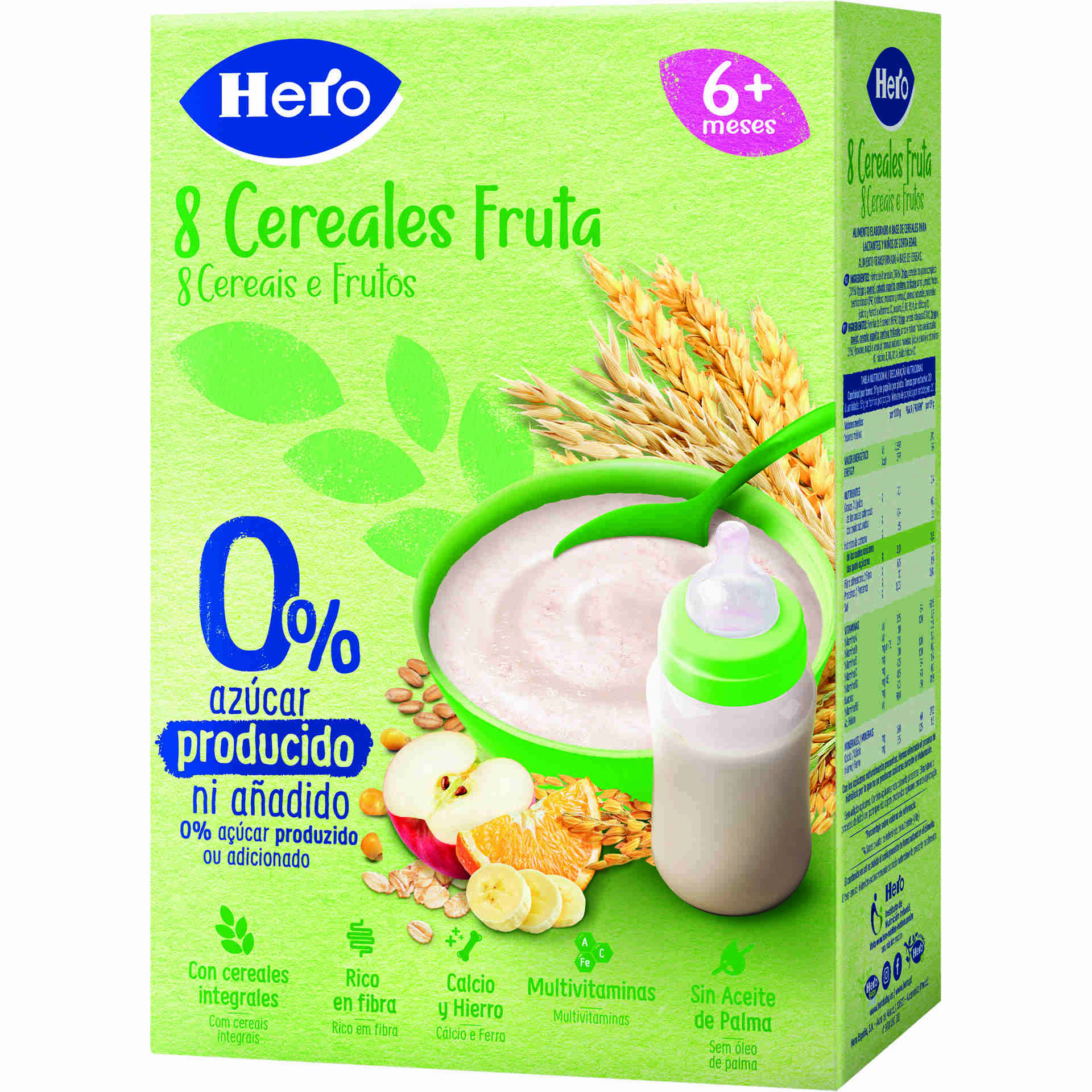 Papa Infantil Não Láctea Multicereais sem Açúcar +6M - emb. 180 gr