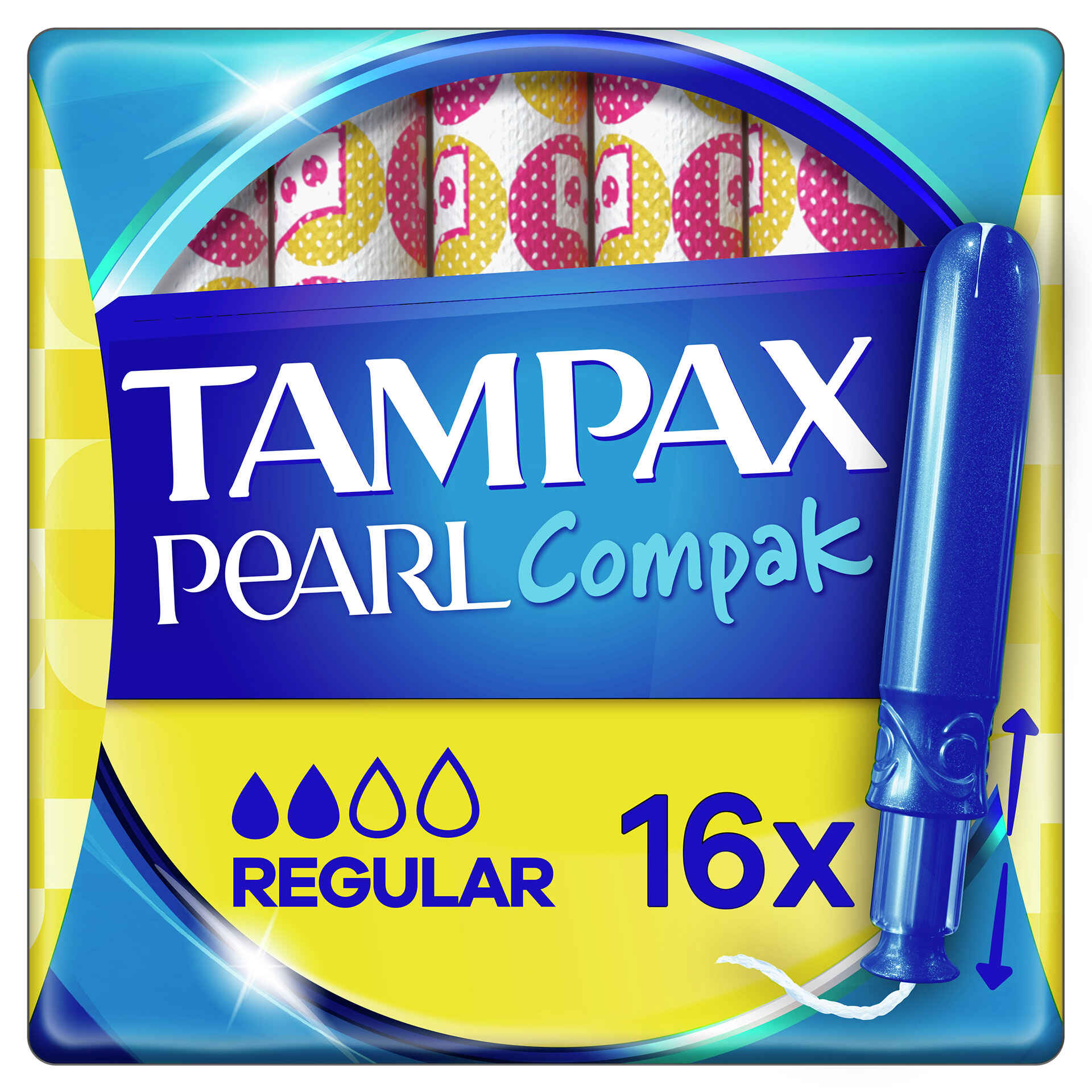 Tampão com Aplicador Pearl Compak Normal Tampax Continente Online