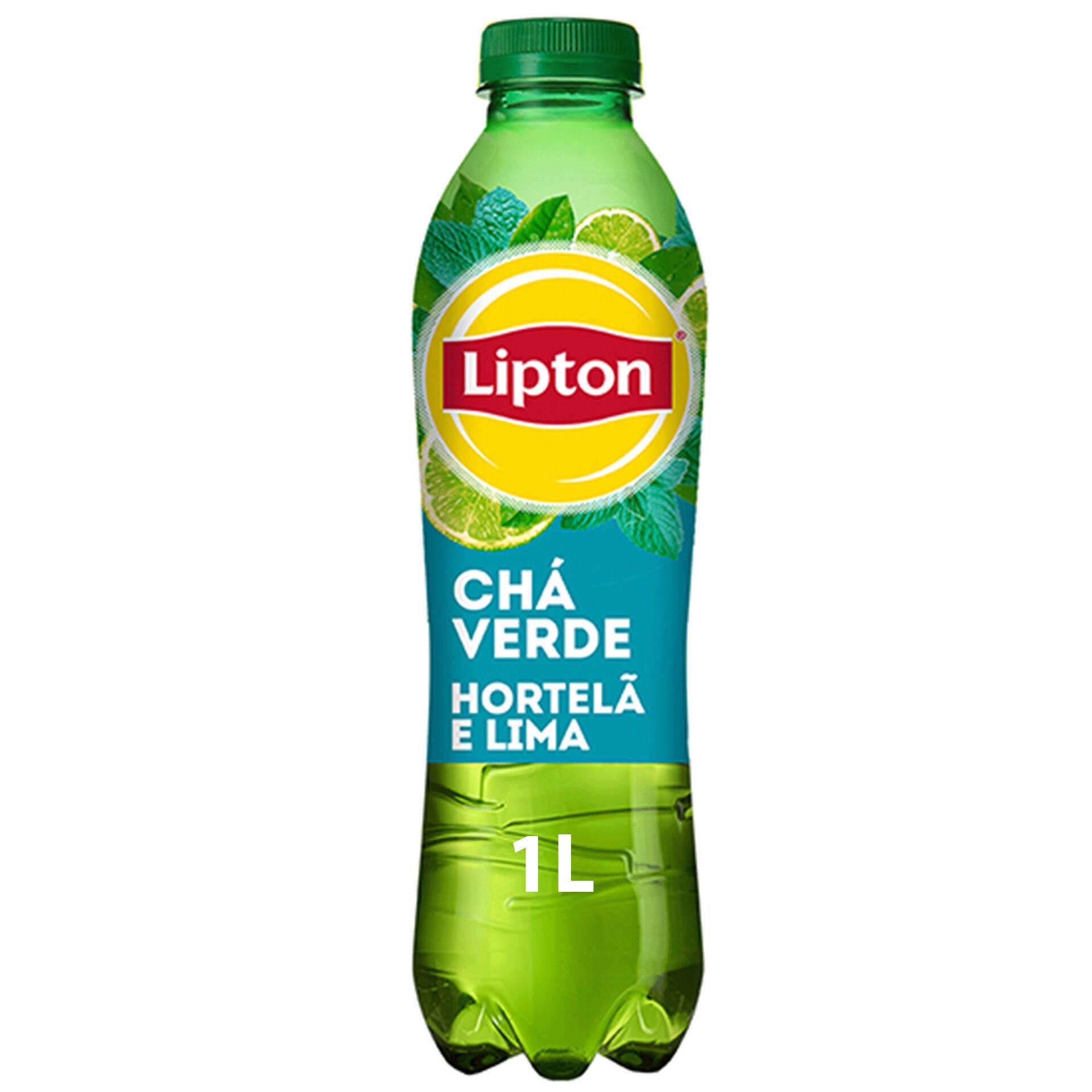 Flaska med grönt iste från Lipton