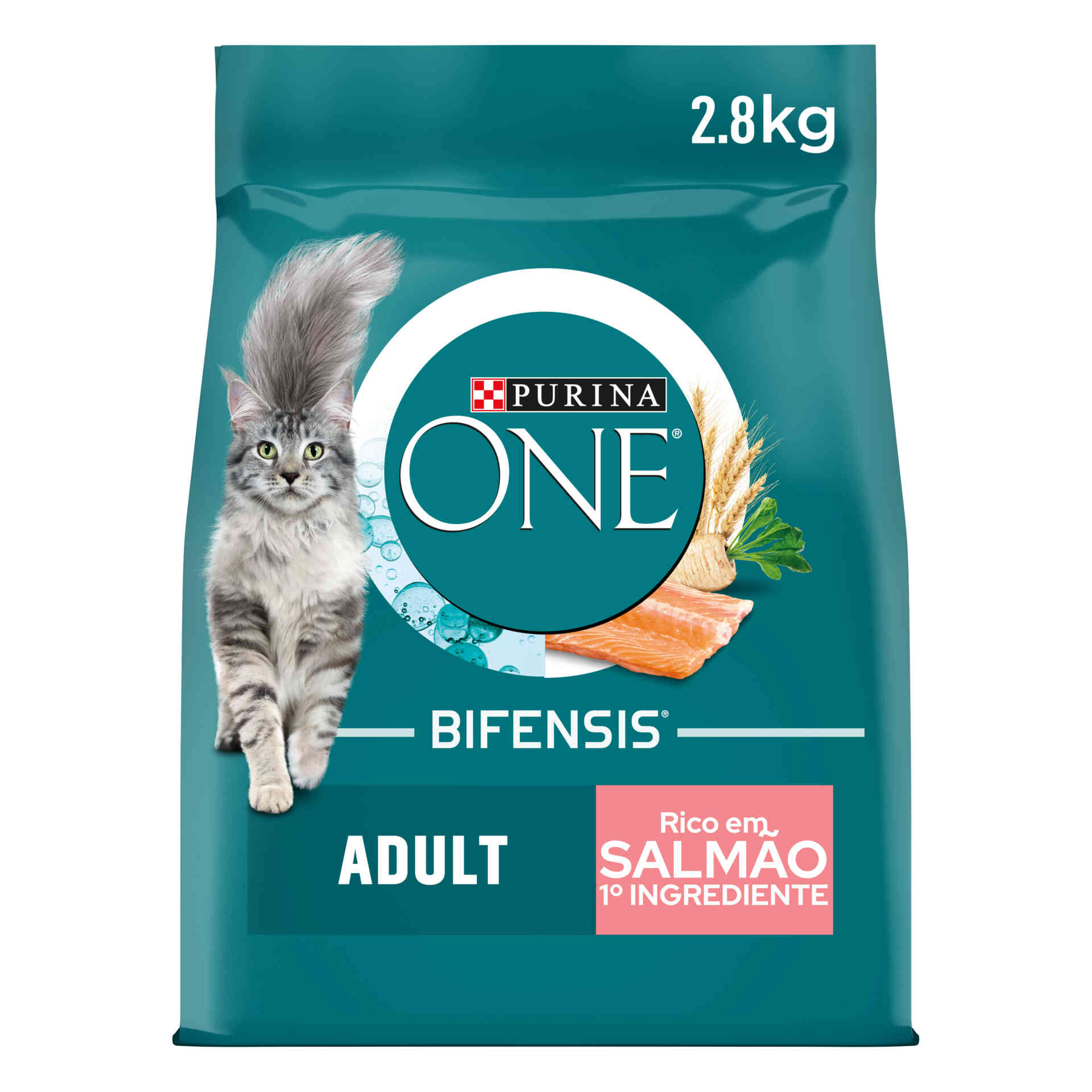 Ração para Gato Adulto Salmão Purina One | Continente Online