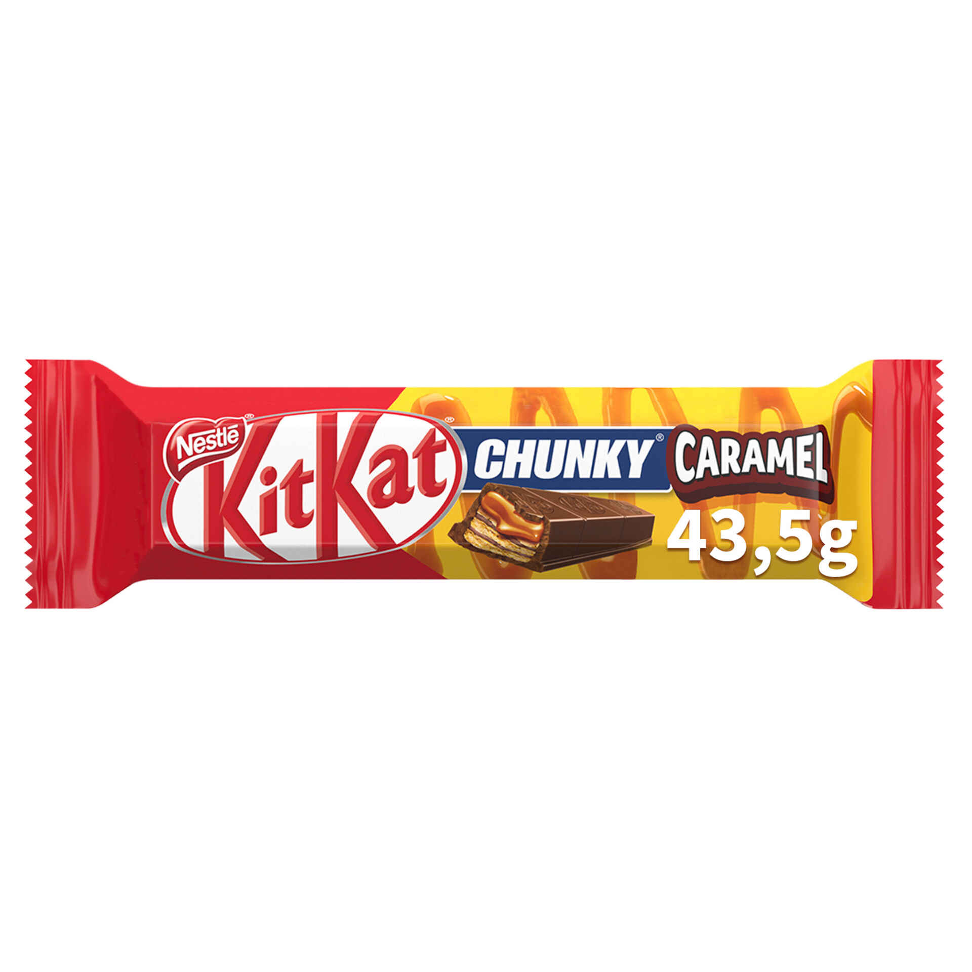 Snack de Chocolate de Leite e Caramelo Kit Kat Chunky Continente Online