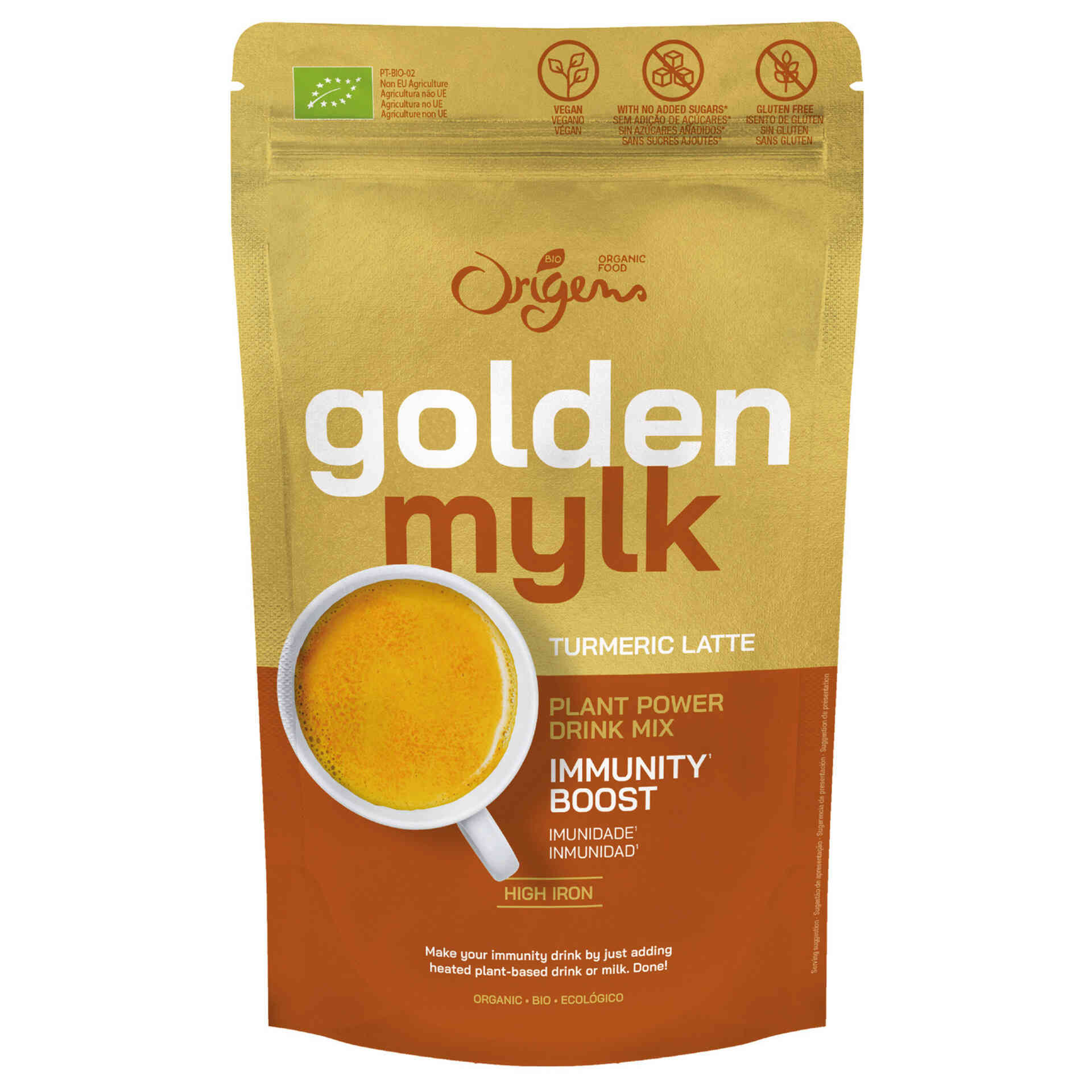 Golden Milk sem Glúten Origens Bio emb. 80 gr Continente Online
