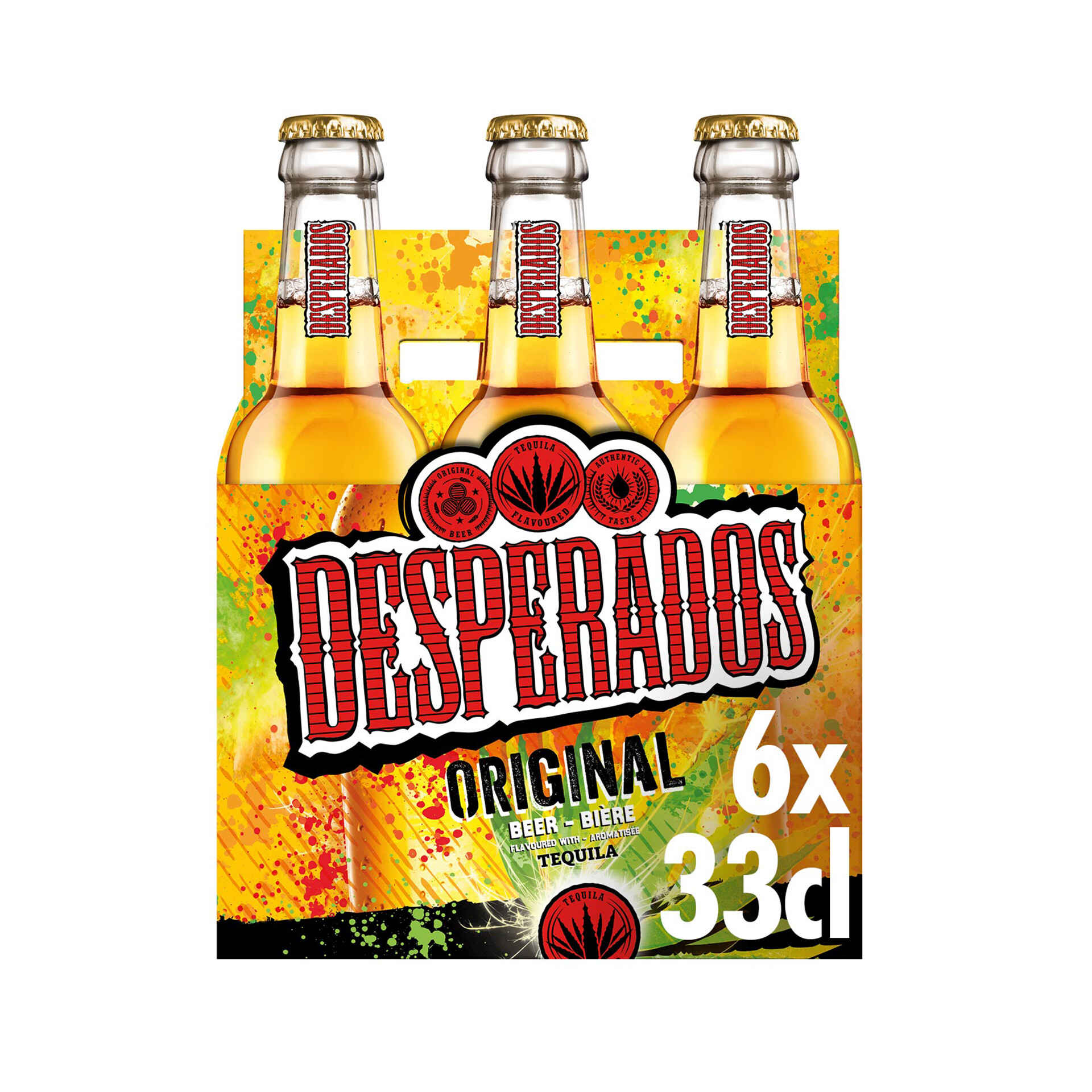 Pack Com 3 Unidades De Cerveja Com Tequila Desperados 330ml