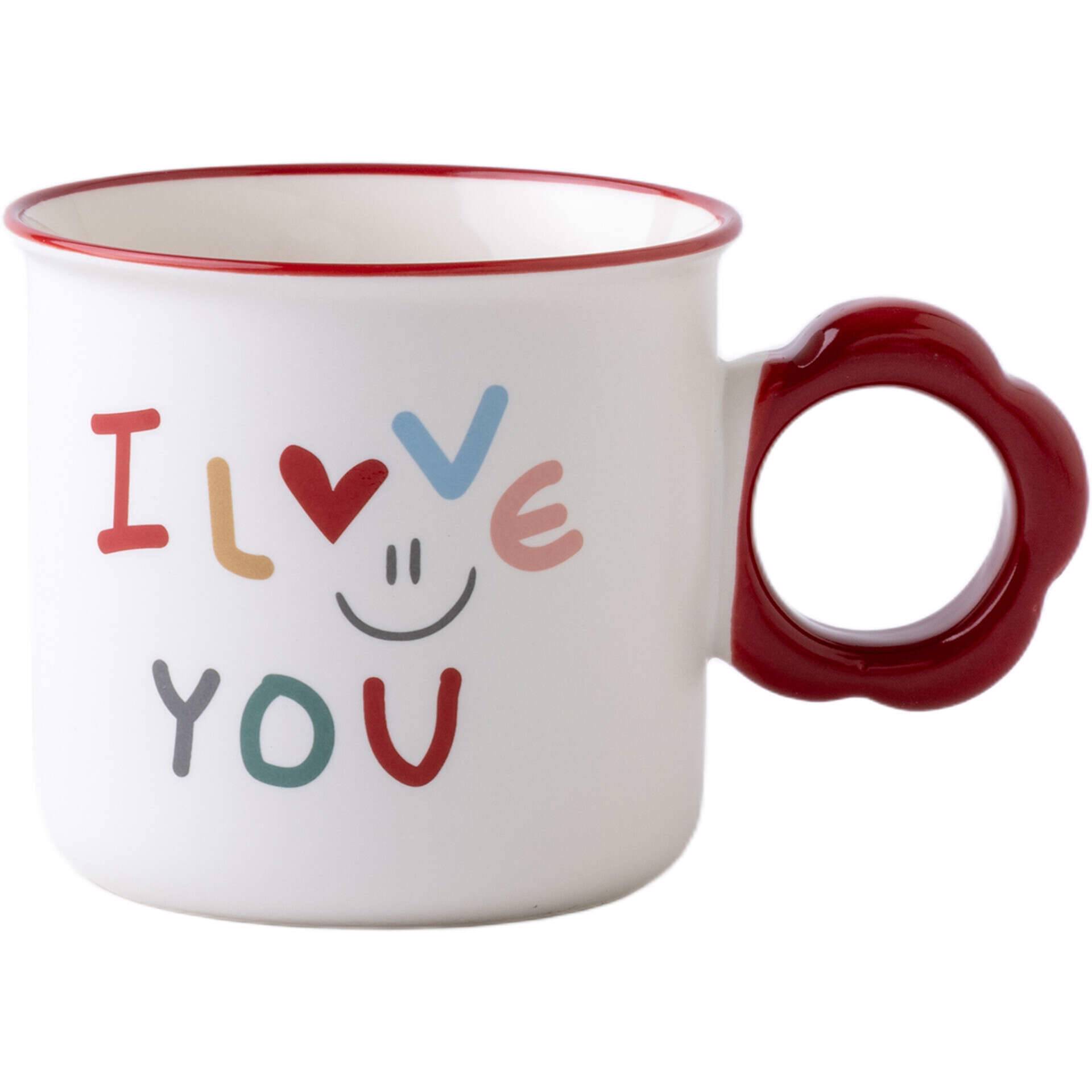 Caneca 410ml I Love You Asa Flor - Kasa | Continente Online