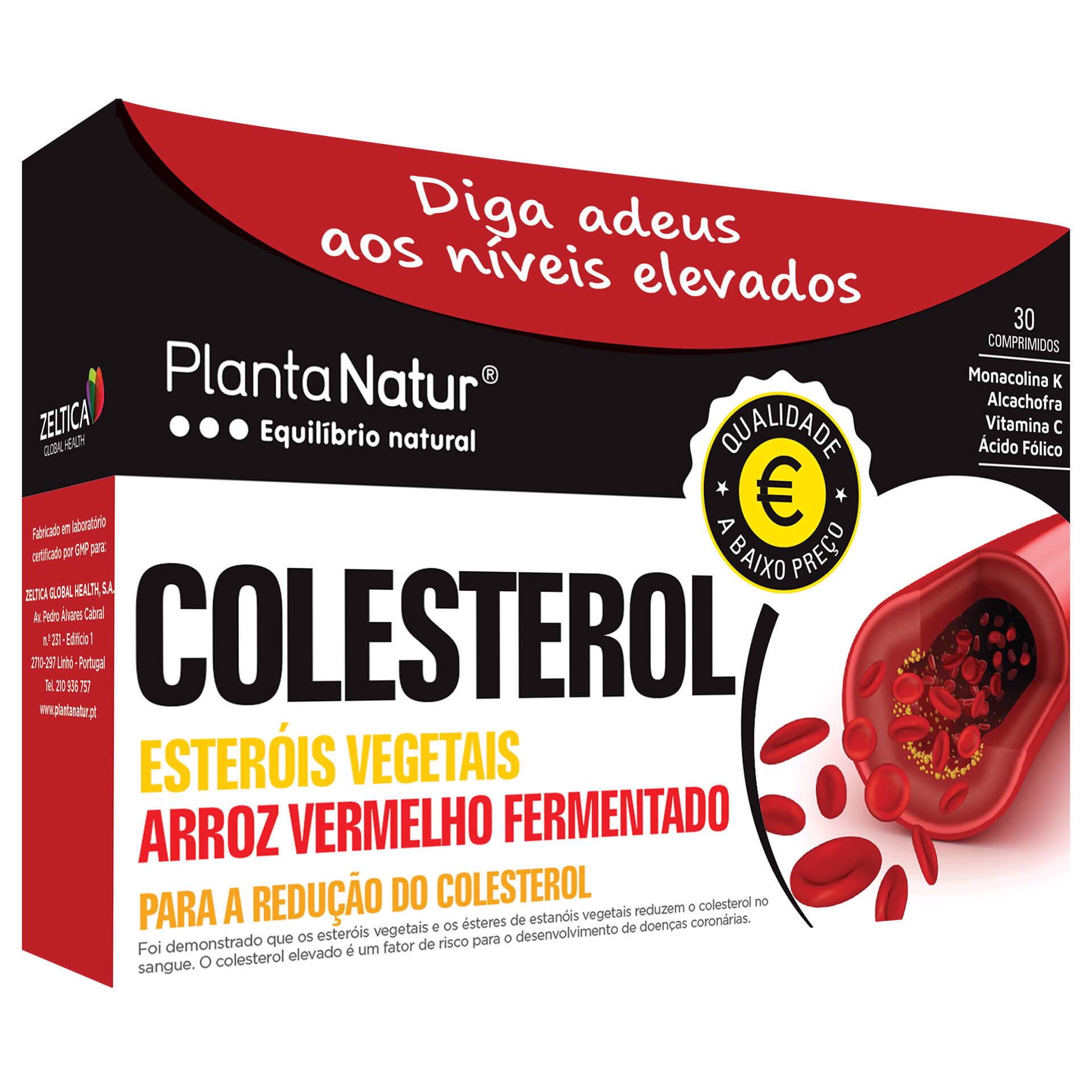 Suplemento Alimentar para o Colesterol Cápsulas Planta Natur ...