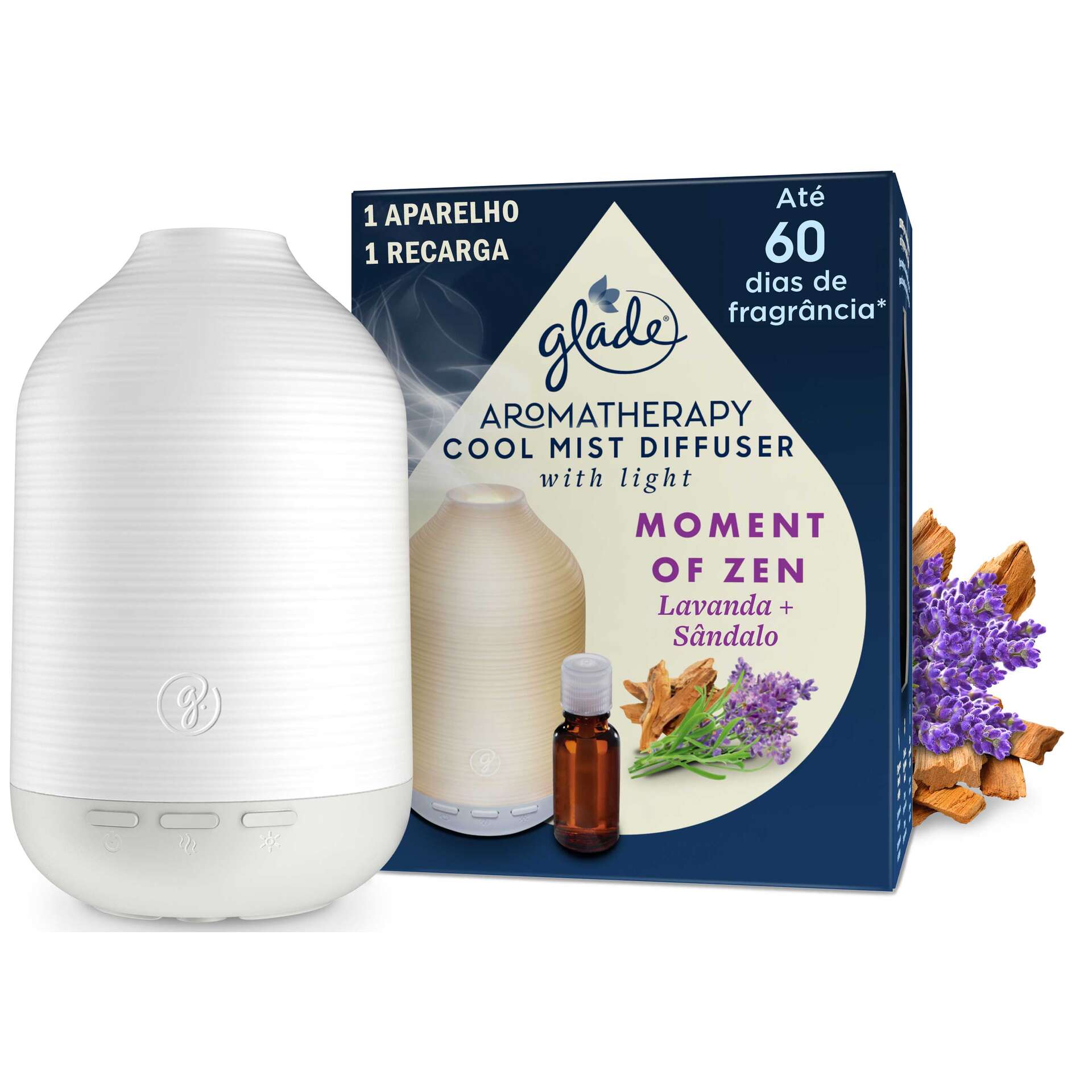 Ambientador Difusor Aromatherapy Cool Mist Moment of Zen Glade emb. 1