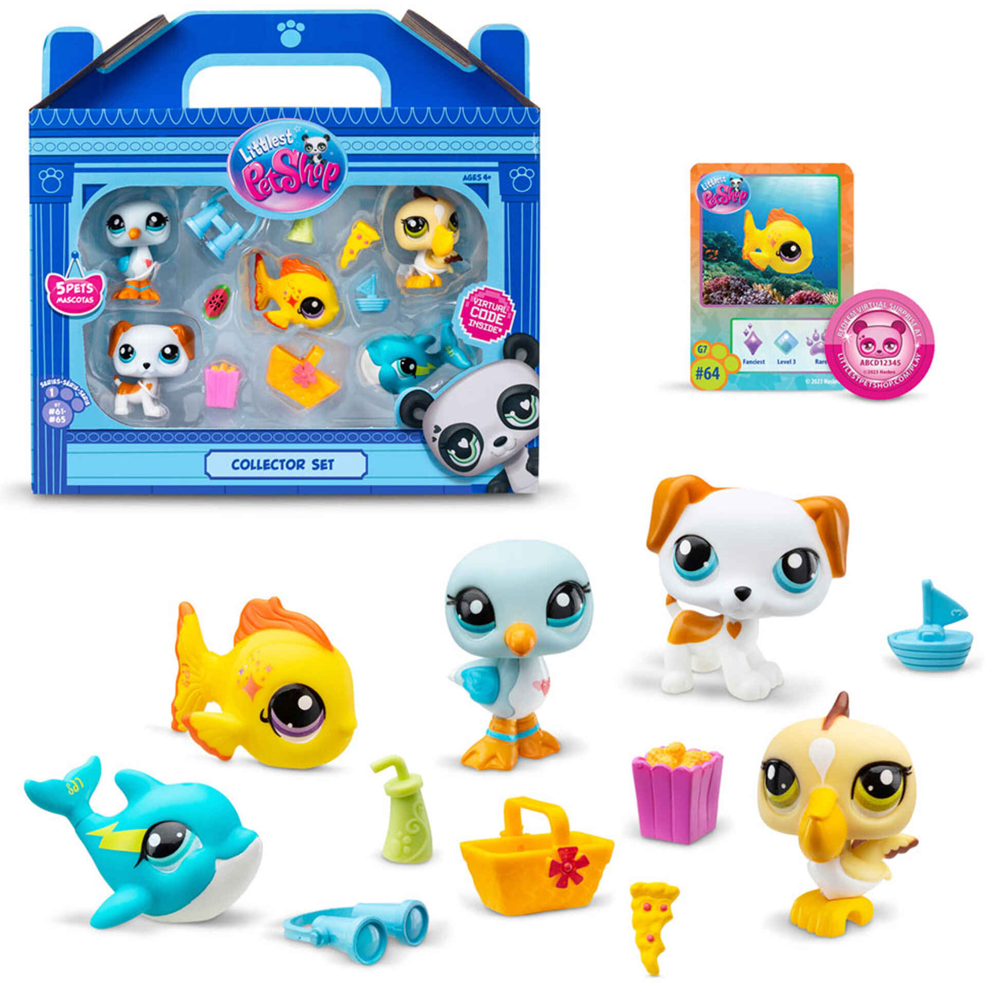 5 Planches Autocollants Littlest Pet Shop - Pepshop - Occasion - Pour Collection Ou Décoration