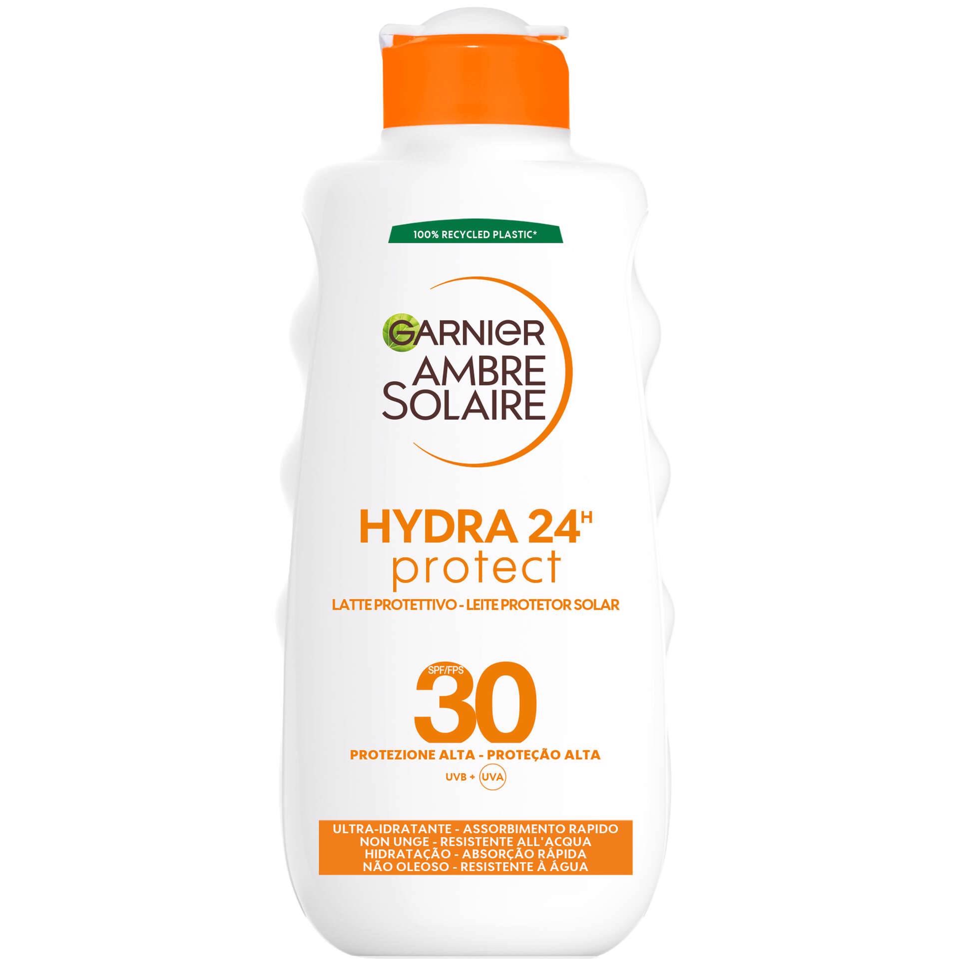 Protetor Solar Loção Ambre Solaire Hydra 24H FPS30 emb. 200 ml Garnier Ambre Solaire Continente