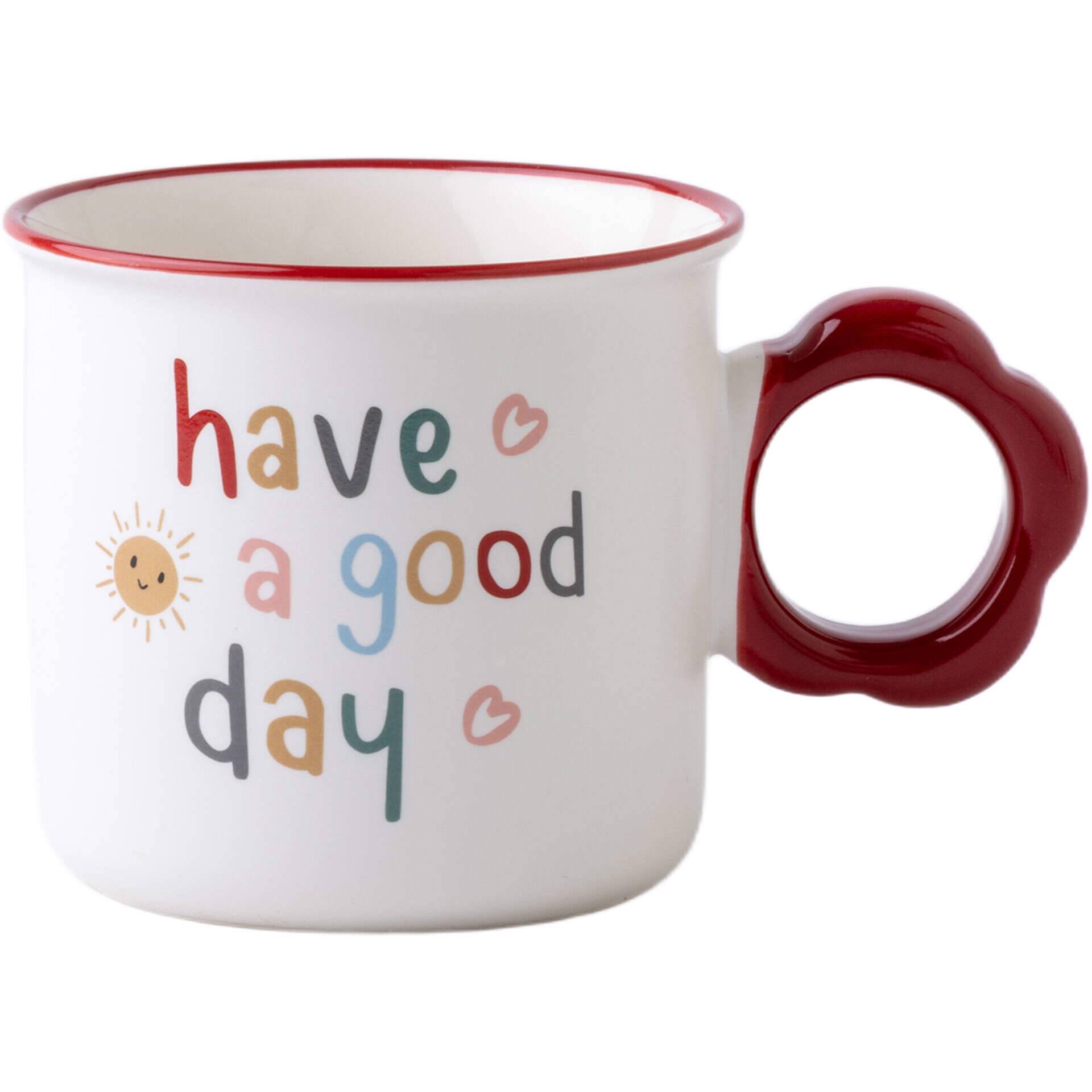 Caneca 410ml Good Day Asa Flor - Kasa | Continente Online