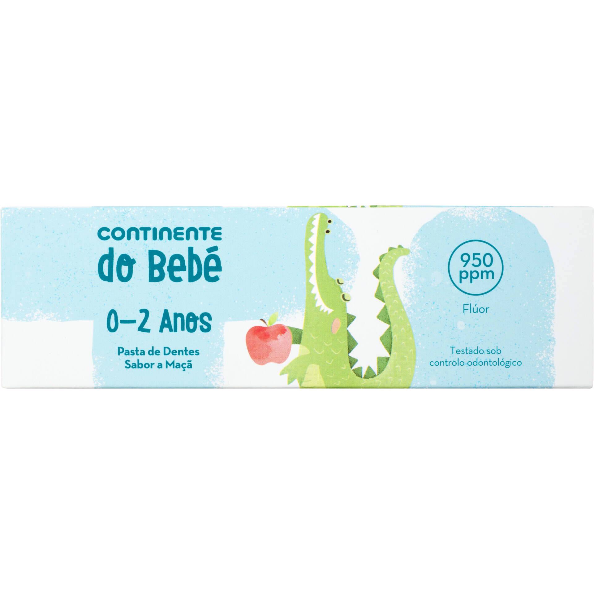 Pasta de Dentes Bebé 0 a 2 Anos Maçã Continente do Bebé | Continente Online