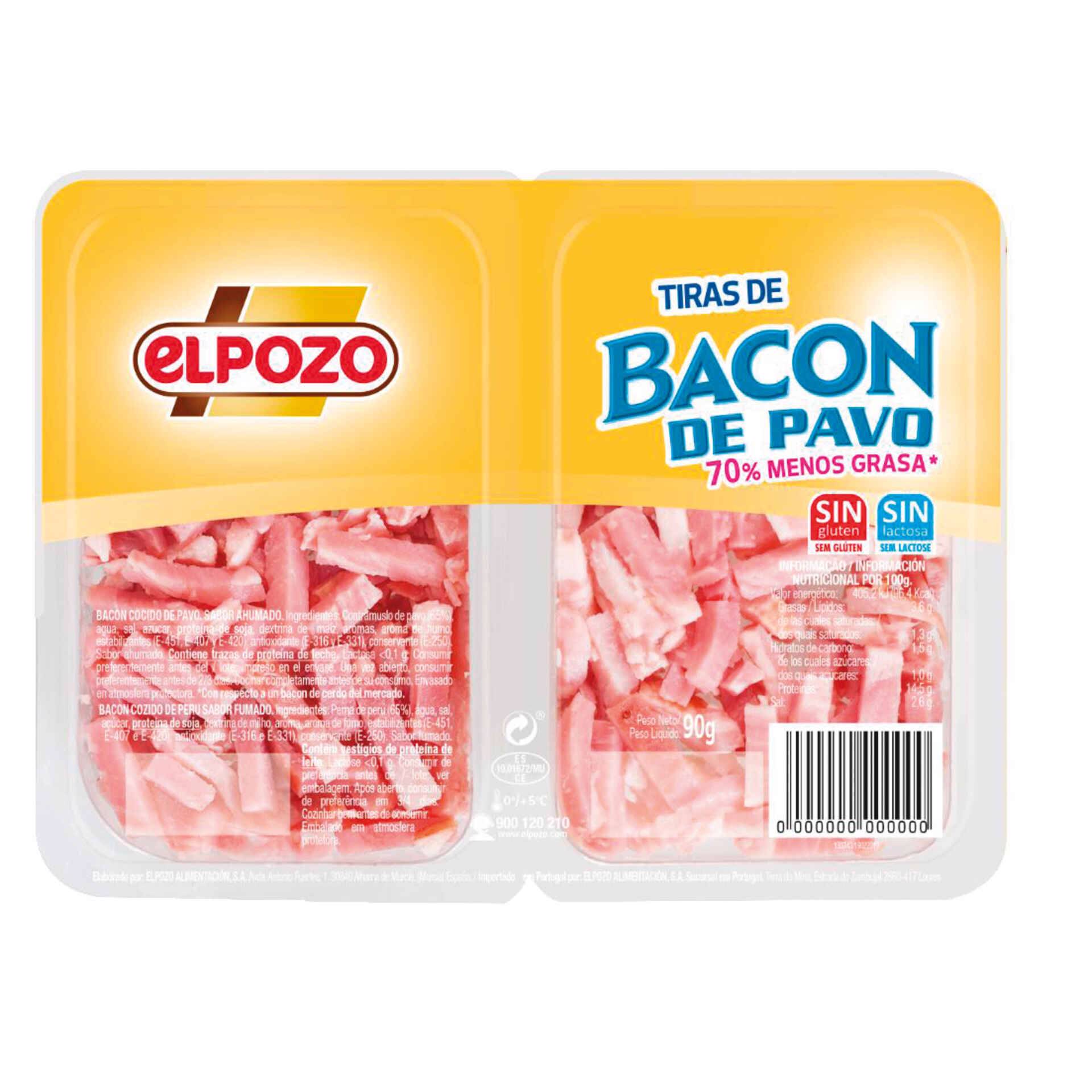 Bacon de Peru Tiras Elpozo Continente Online
