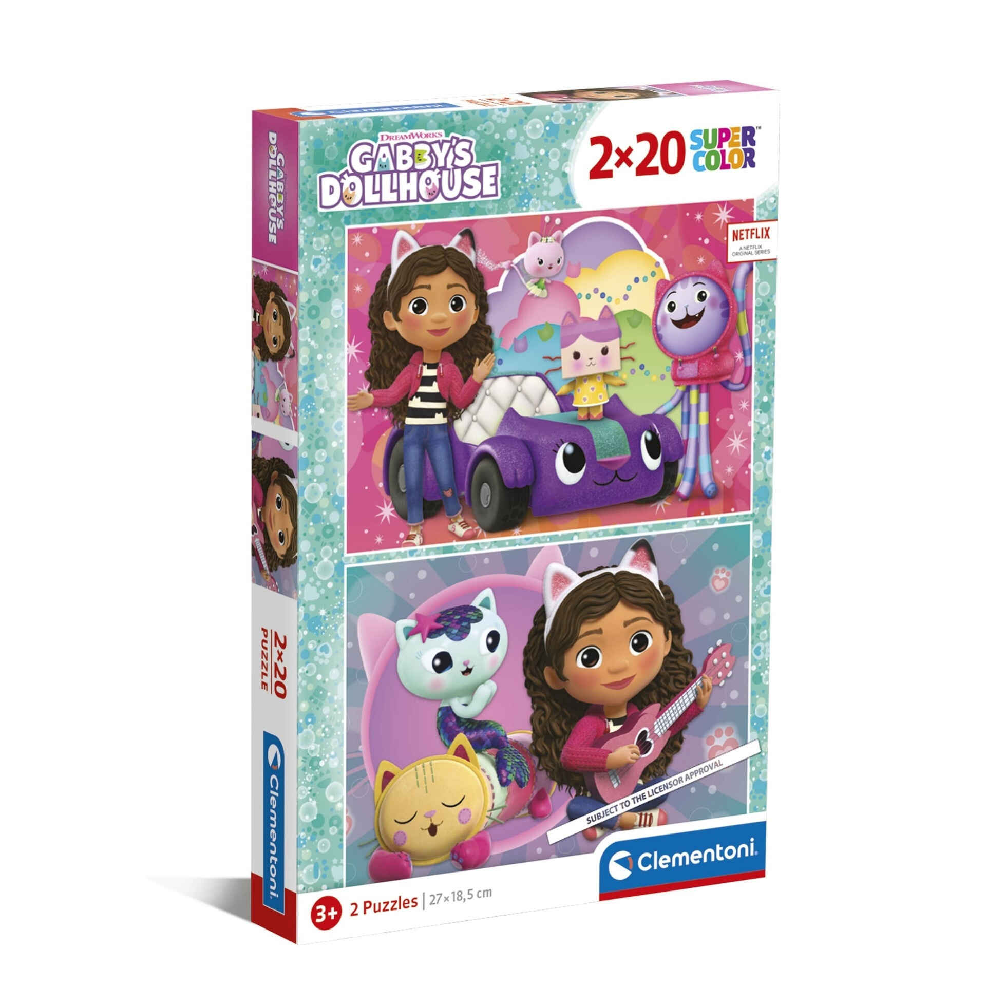 Clementoni - Puzzle Gabby's Dollhouse 2x20 Peças | Continente Online