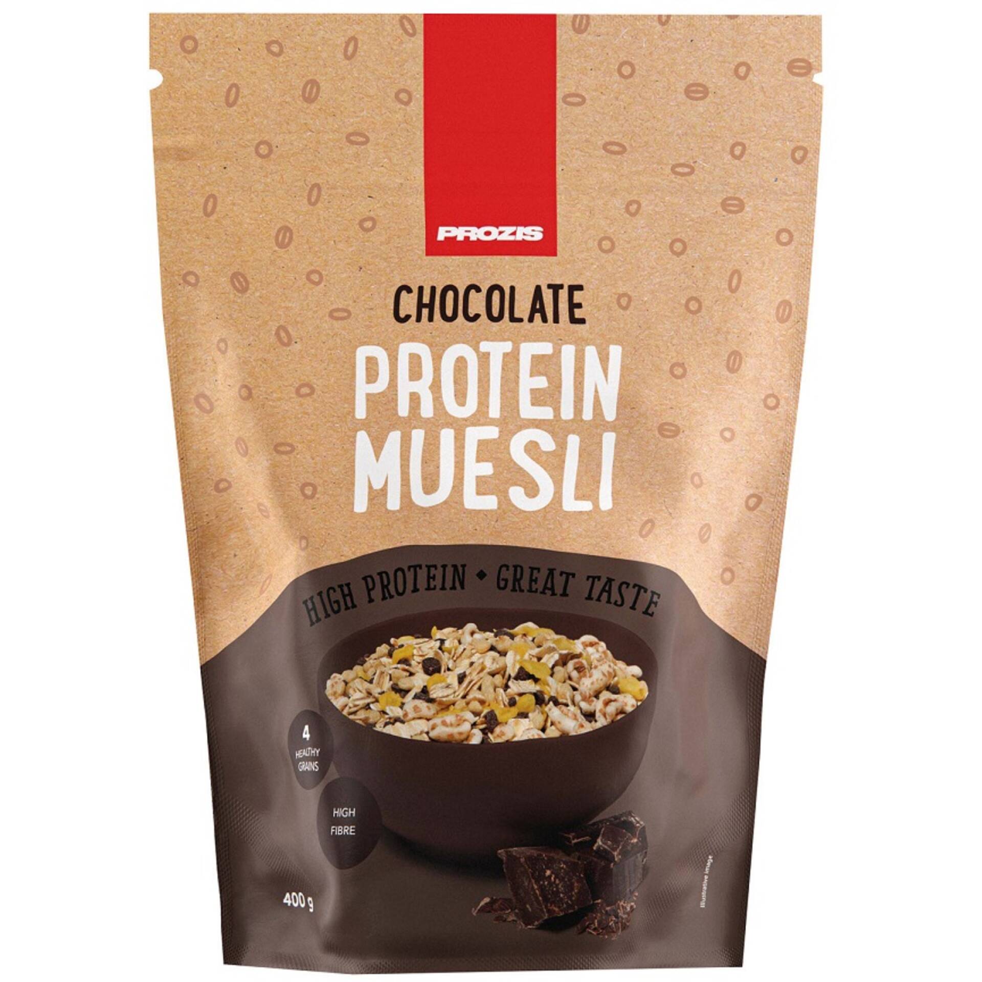 Muesli Proteína Chocolate Prozis emb. 400 gr Continente Online