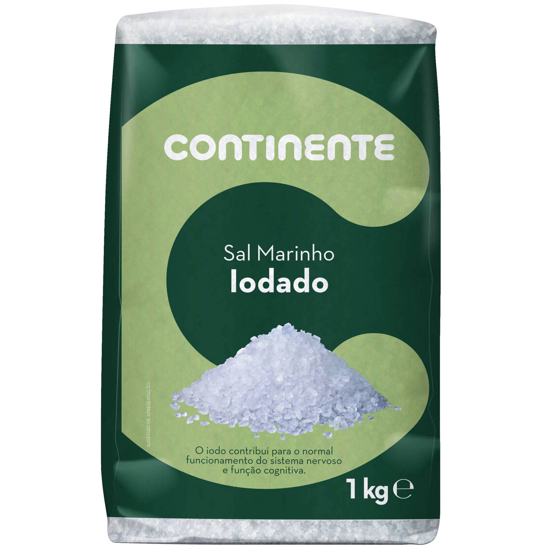 Sal Marinho Iodado Continente - emb. 1 kg | Continente Online