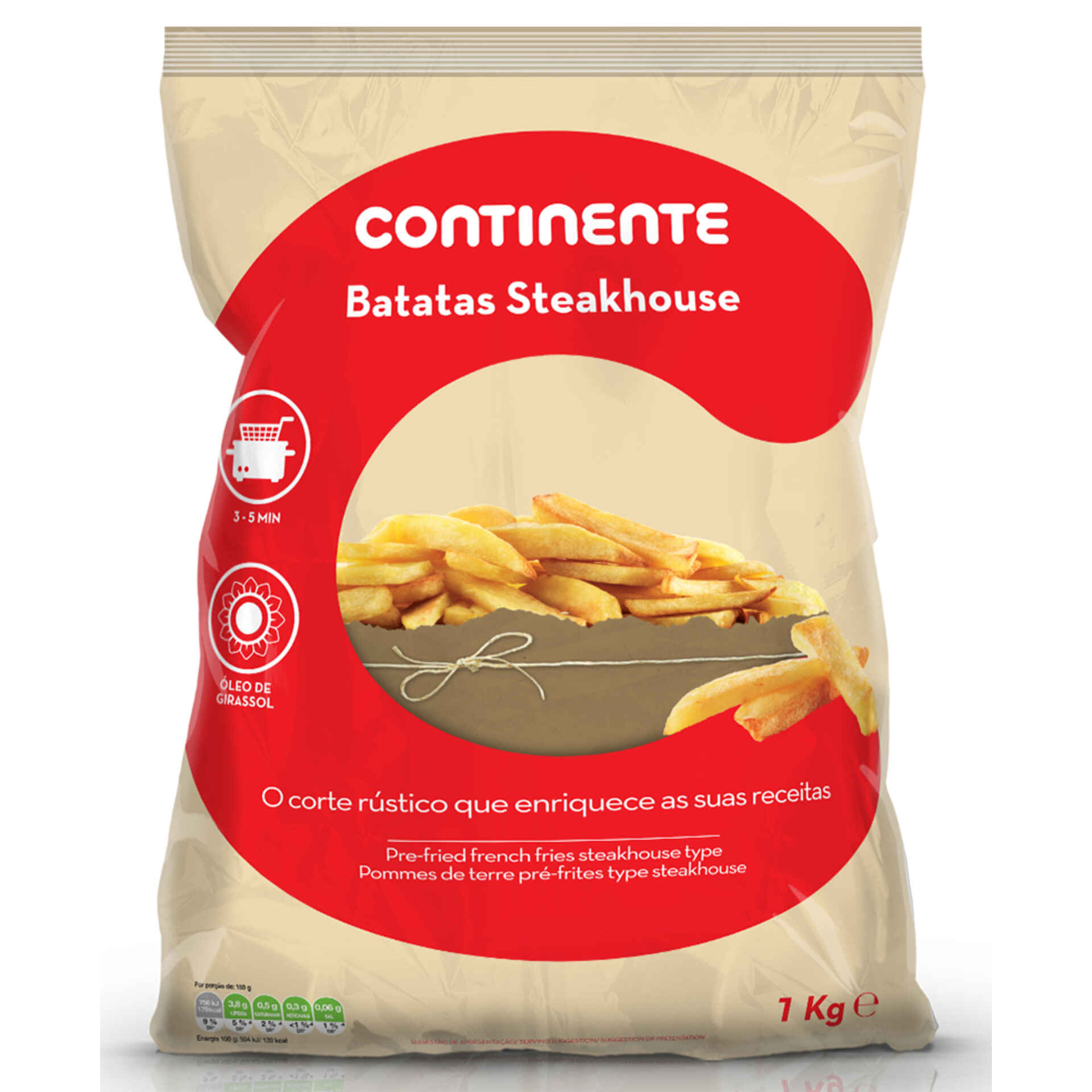 Batata Pré-Frita 9 Mm Tradicional 500g – Petiscos e Cia