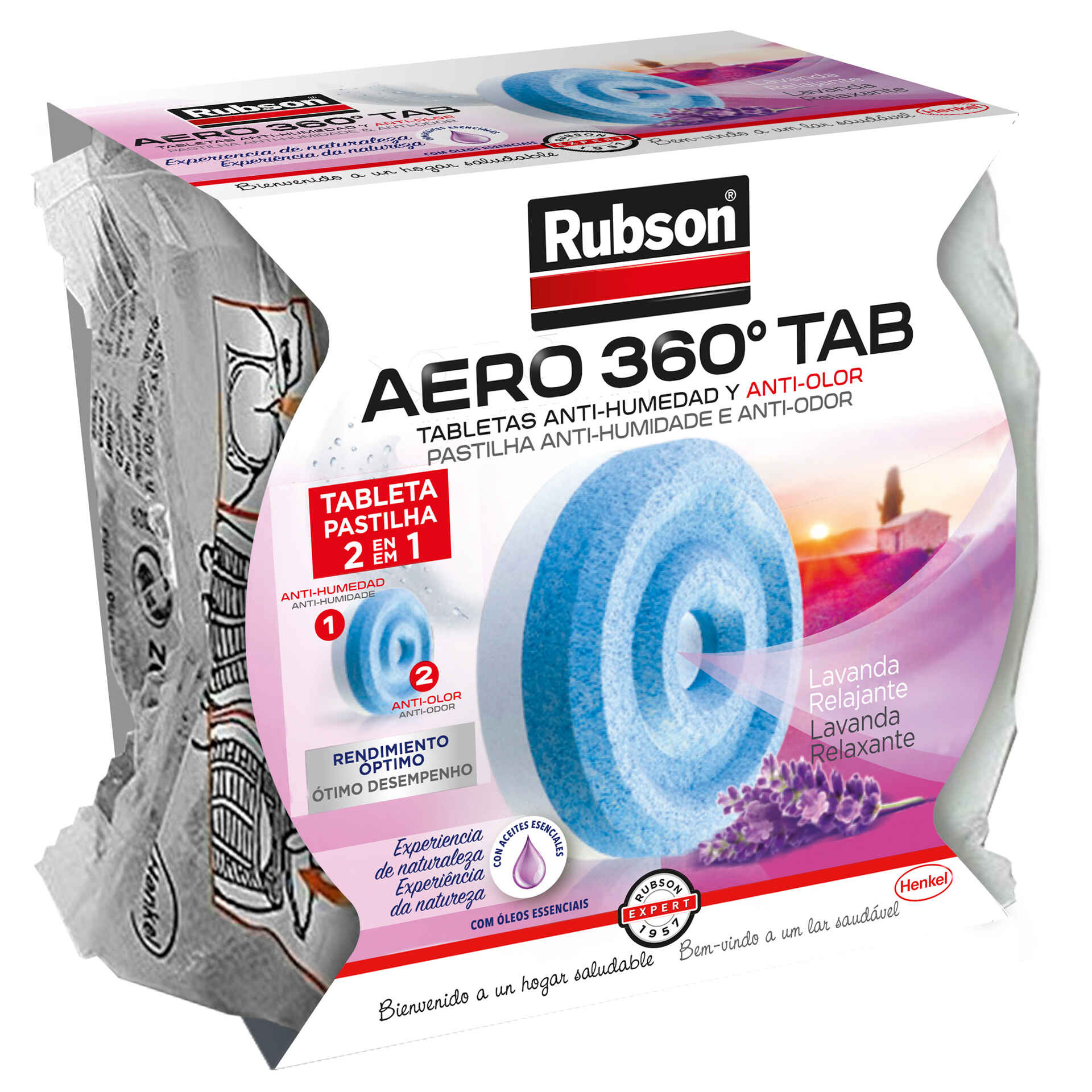 Desumidificador Inodoro Aero 360° com Oferta de Recarga - emb. 450 gr -  Rubson